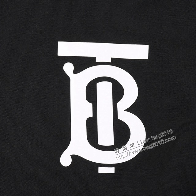 Burberry專櫃巴寶莉2023FW新款立體印花連帽衛衣 男女同款 tzy3165
